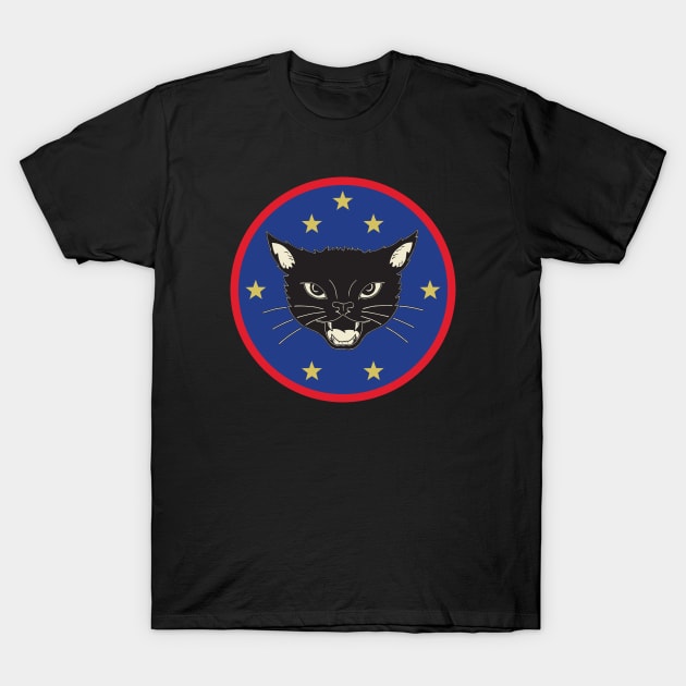 Black Bomber Cat T-Shirt by Aaron Argandona Design